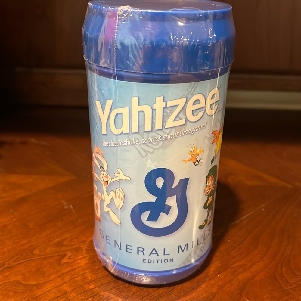 Yahtzee General Mills Edition Dice Game. New. Sealed